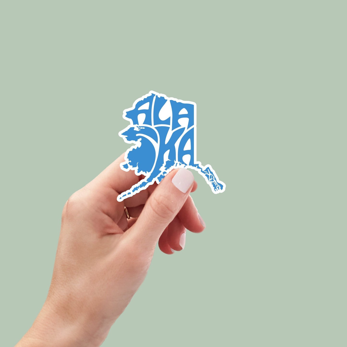 Alaska State Sticker, Alaska Decal, State Laptop Stickers, Waterproof Stickers, Aesthetic State Stickers, Computer Stickers