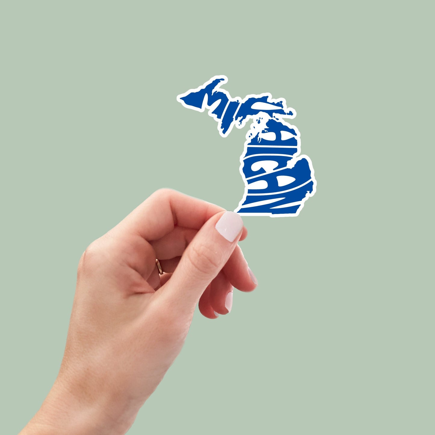 Michigan State Sticker, Michigan Decal, State Laptop Stickers, Waterproof Stickers, Aesthetic State Stickers, Computer Stickers