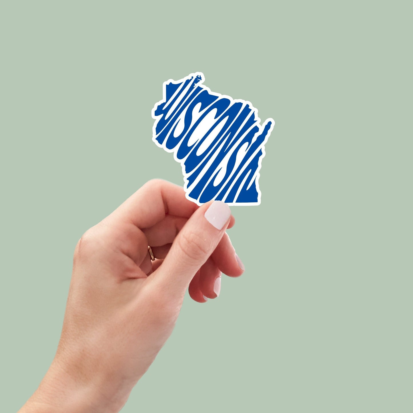 Wisconsin State Sticker, Wisconsin Decal, State Laptop Stickers, Waterproof Stickers, Aesthetic State Stickers, Computer Stickers