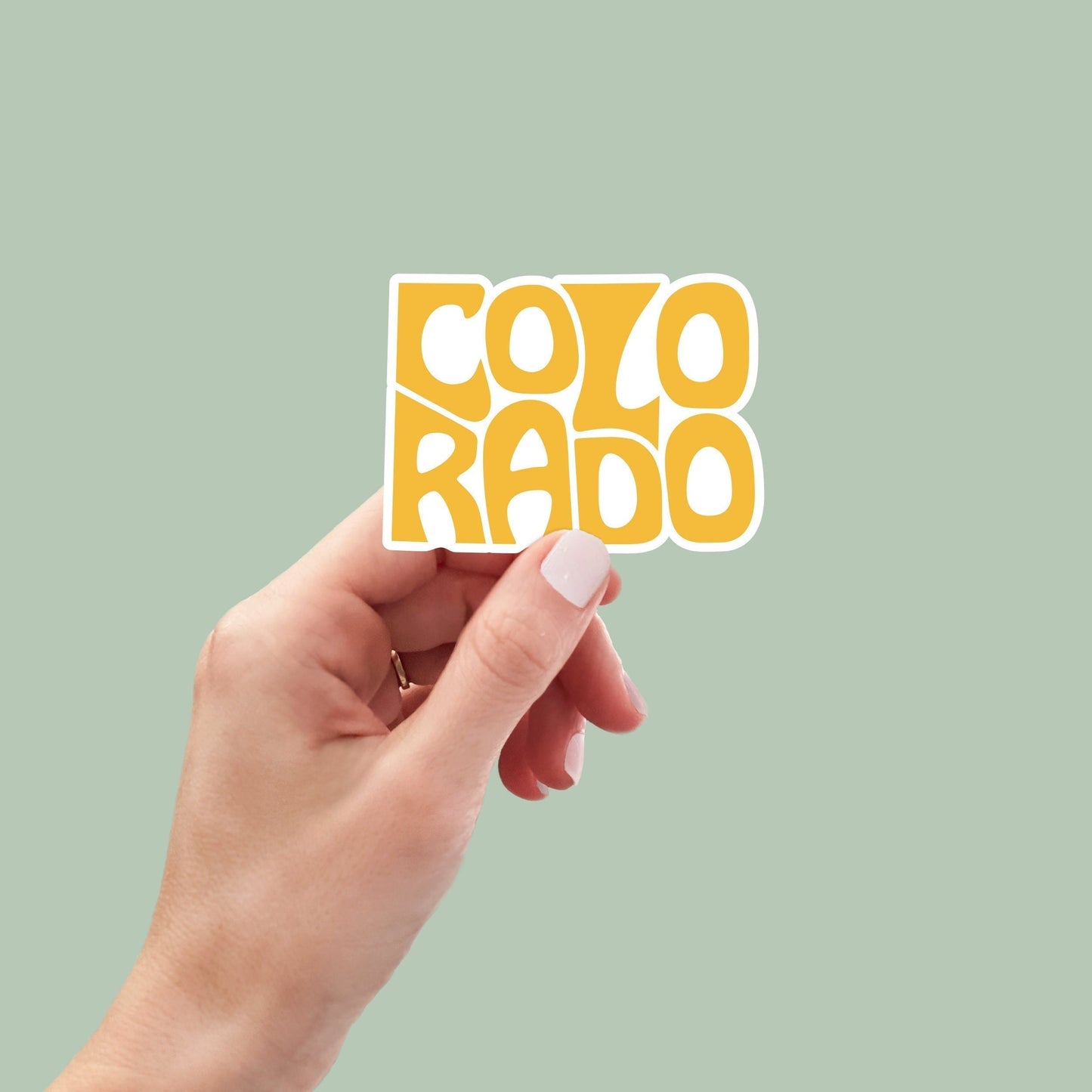 Colorado State Sticker, Colorado Decal, State Laptop Stickers, Waterproof Stickers, Aesthetic State Stickers, Computer Stickers