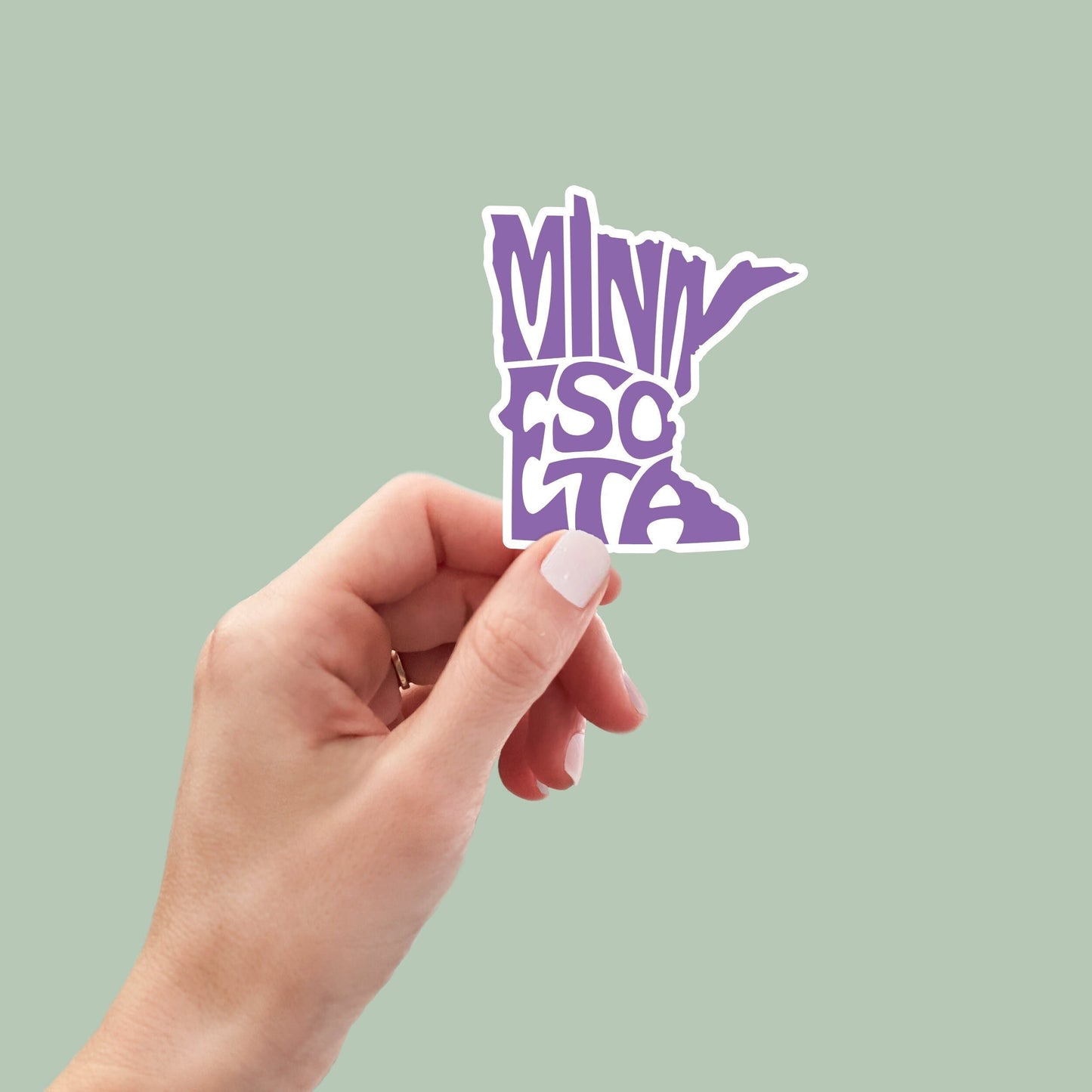 Minnesota State Sticker, Minnesota Decal, State Laptop Stickers, Waterproof Stickers, Aesthetic State Stickers, Computer Stickers