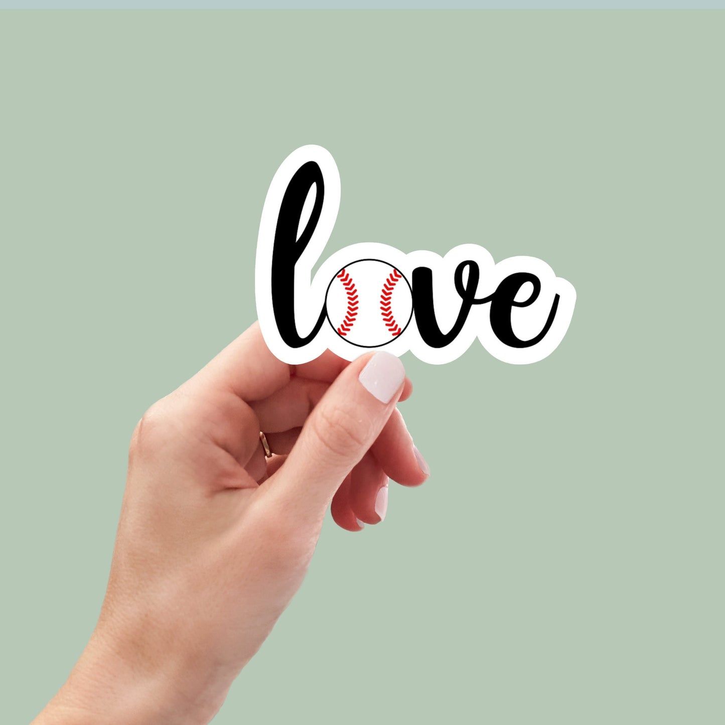 love baseball stickers, love baseball decals, baseball mom stickers, baseball laptop stickers, baseball water bottle stickers
