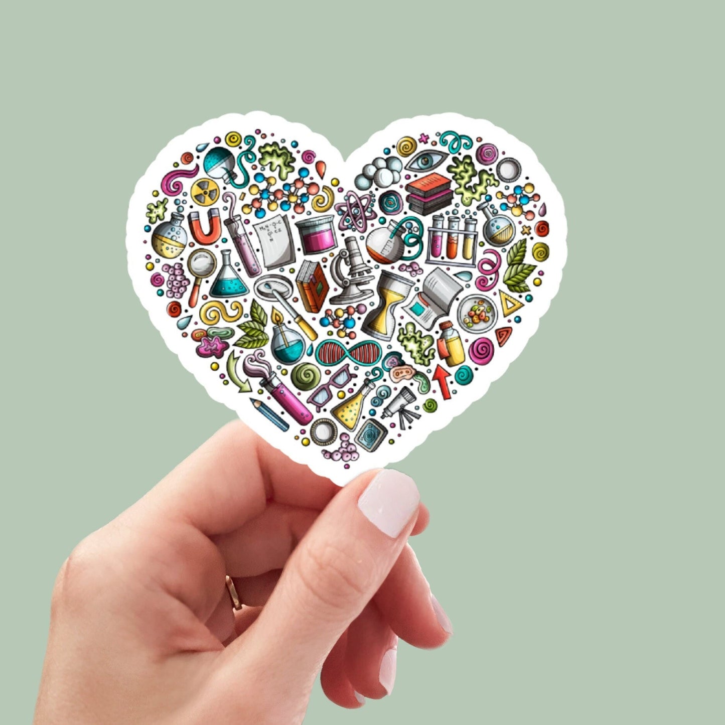 Science Sticker, waterproof stickers, laptop stickers, funny stickers, cute stickers, water bottle sticker, aesthetic stickers