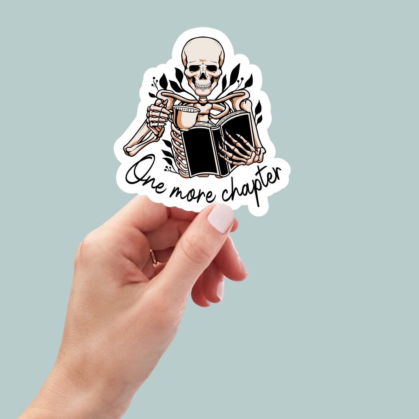 One More Chapter Water Resistant Vinyl Sticker