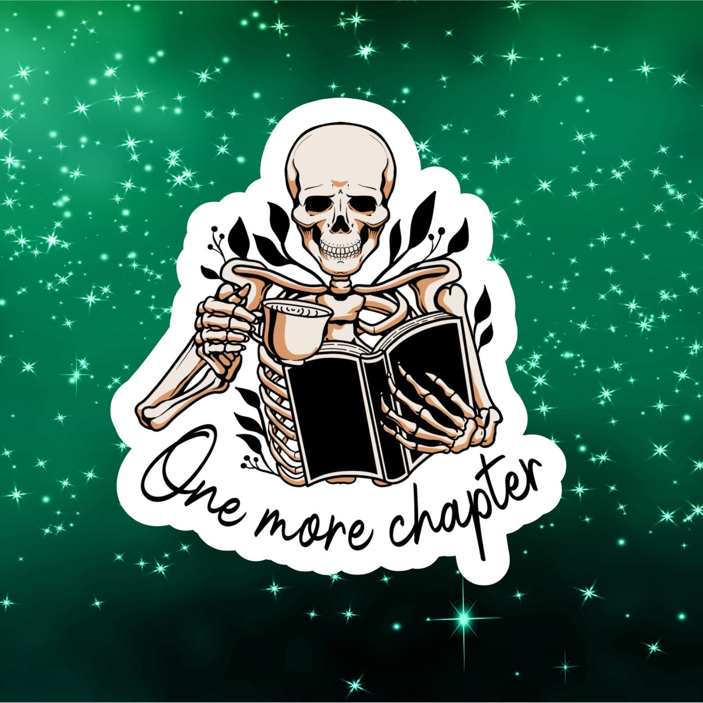 One More Chapter Water Resistant Vinyl Sticker