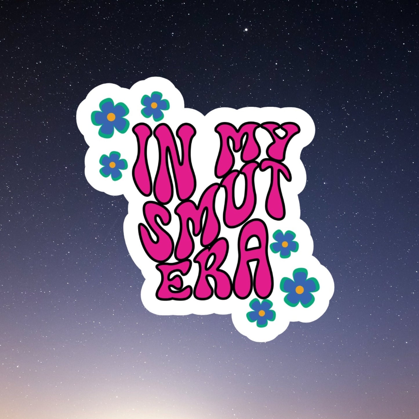 in my smut era sticker, laptop stickers, funny stickers, sarcastic sticker, funny gift, smut sticker, kindle sticker, dark romance,