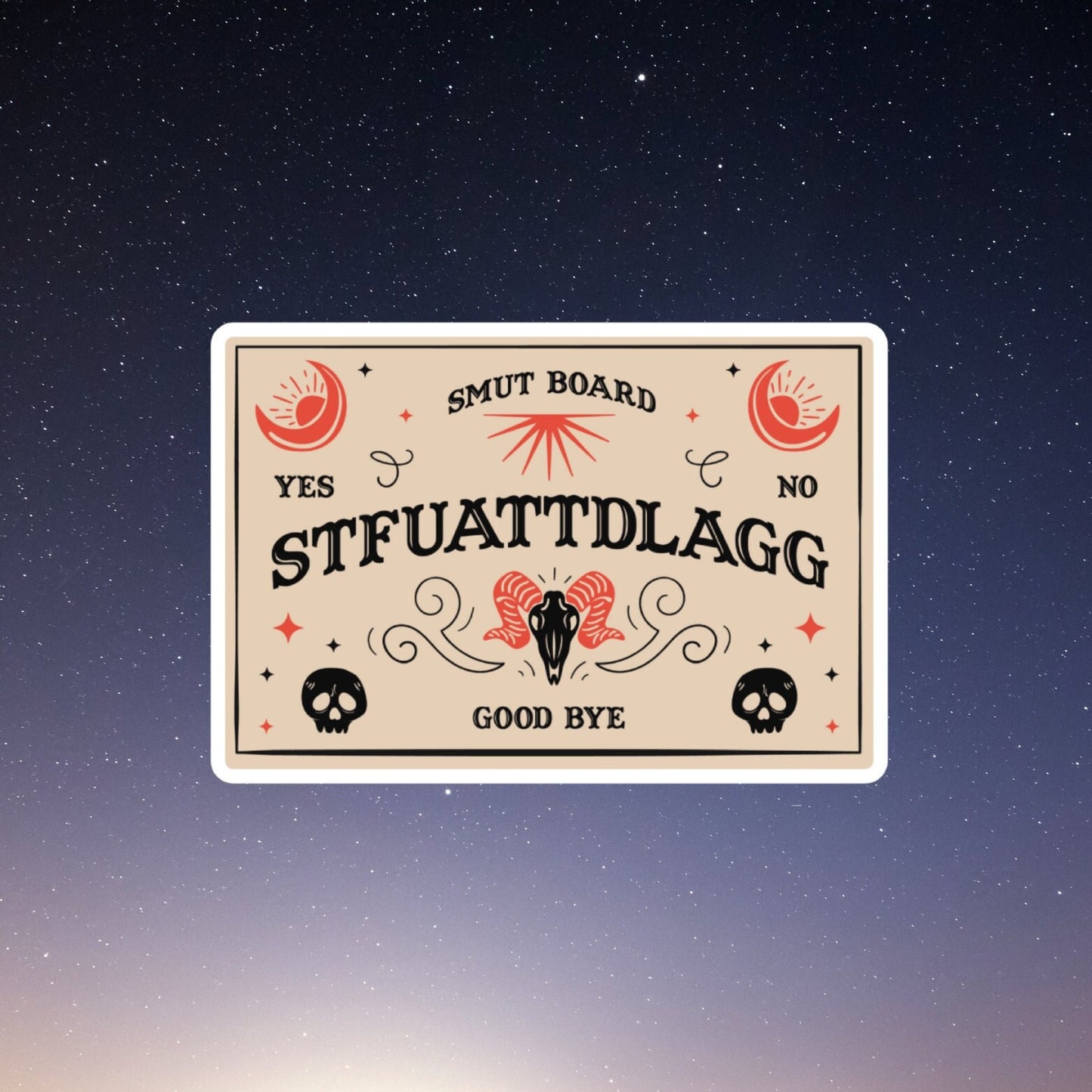 smut board sticker