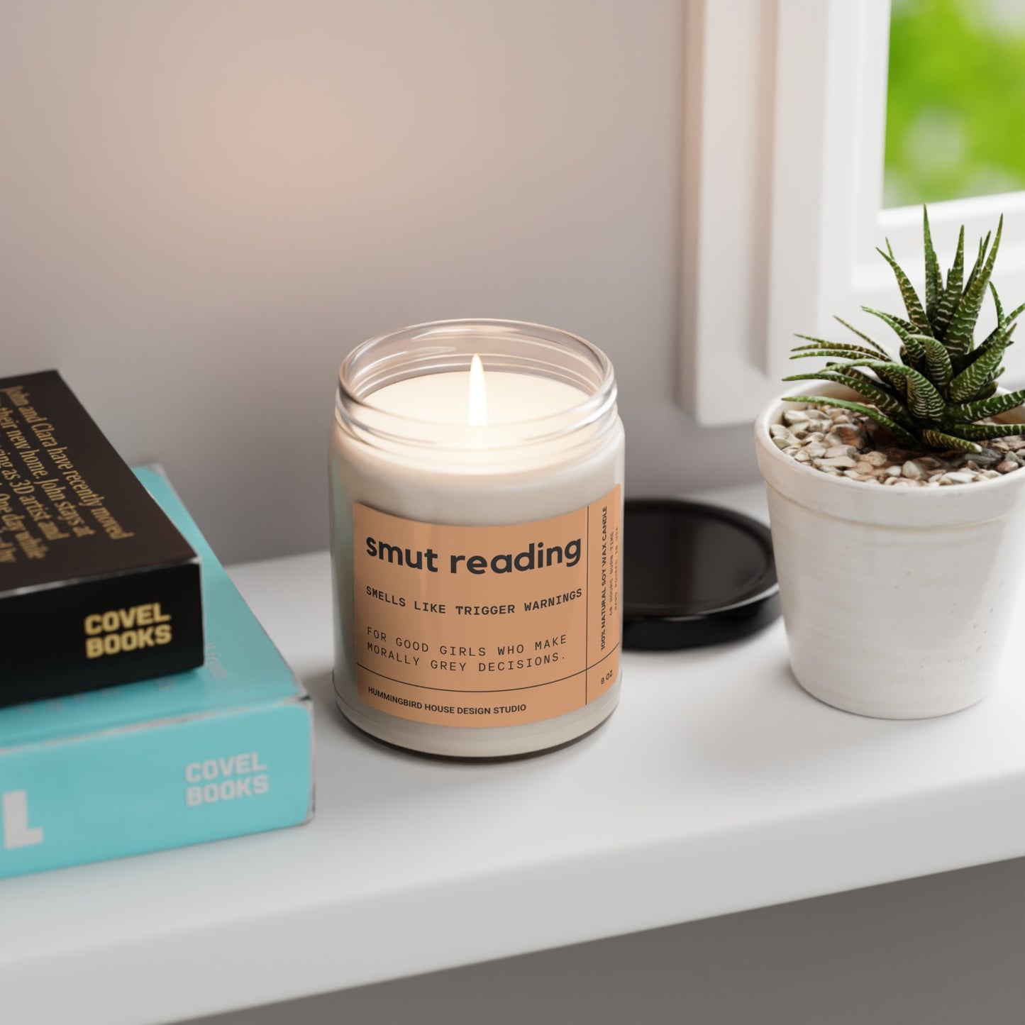 smut reading bookish inspired candle, funny candle, funny gift, soy candle, Mom Gift, BFF Gift, Gift for Her, romance gift