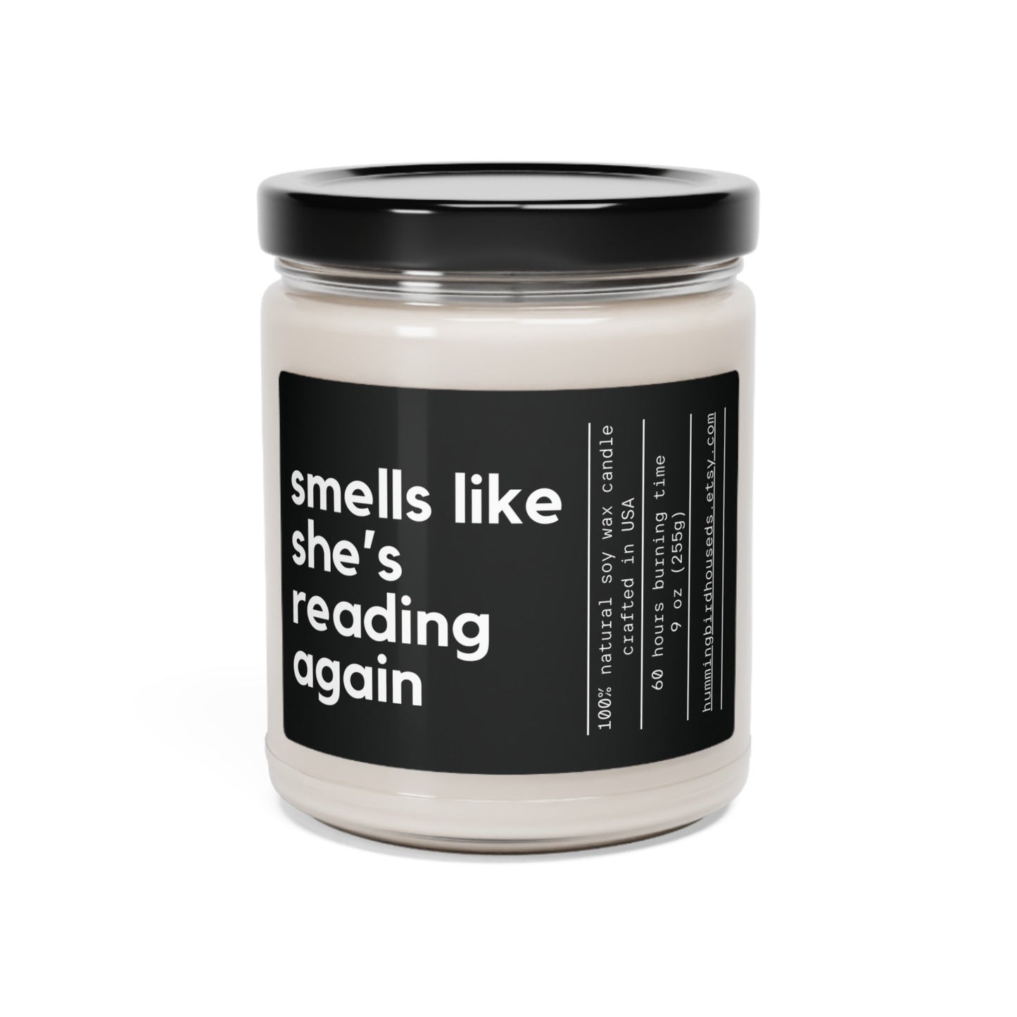 Personalized Reader Gift Funny Candle Birthday Gifts for Her Book Lover Bookstore Library Custom Gift for Friend Avid Reader Bookworm Gift