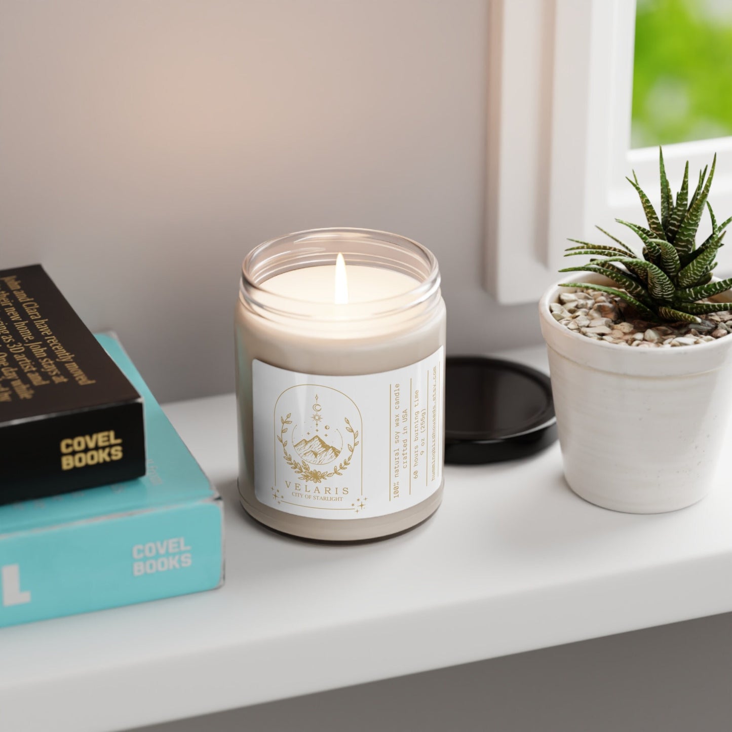 Velaris inspired candle, Sarah J Maas A Court of Thorns And Roses, bookish candle, ACOTAR Merch