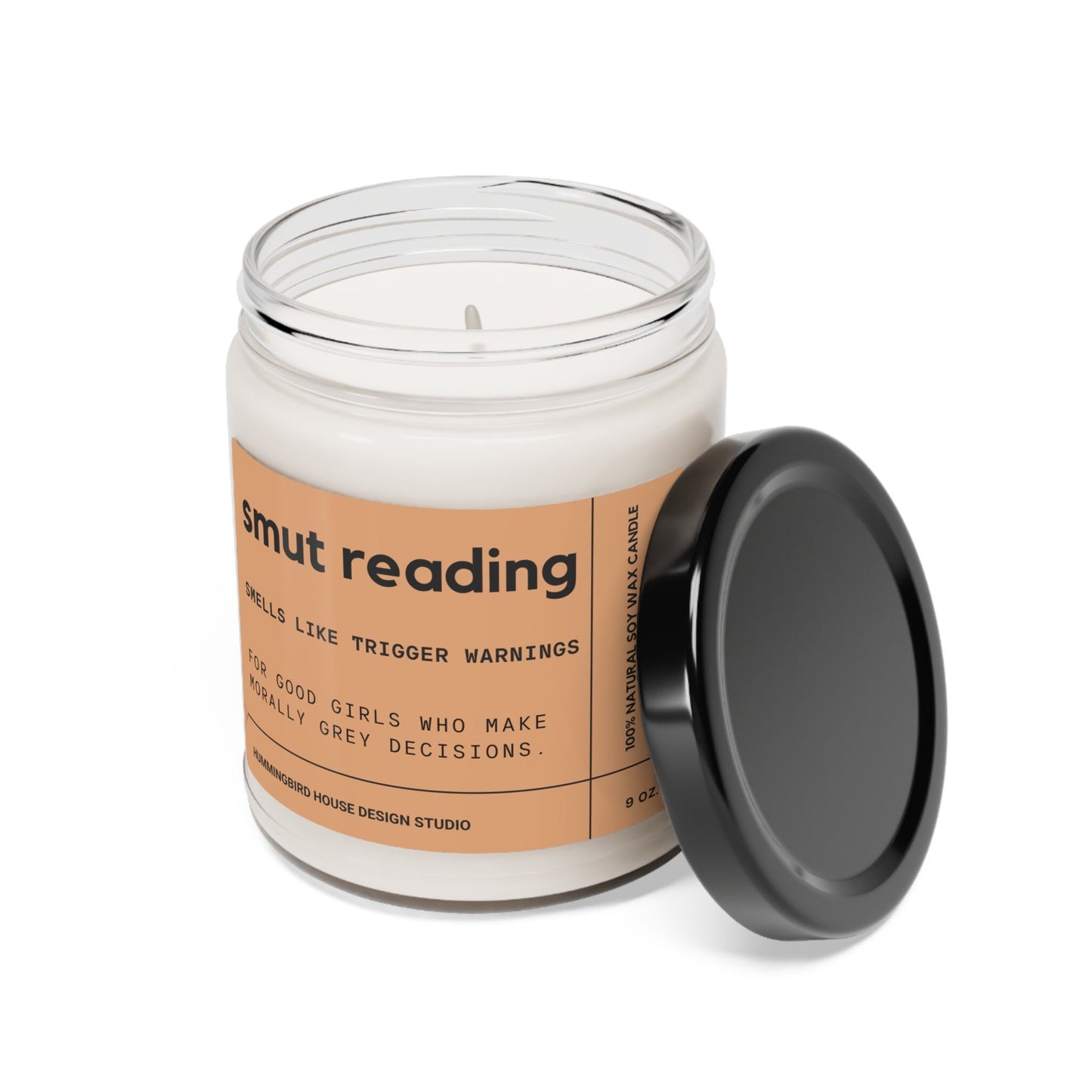 smut reading bookish inspired candle, funny candle, funny gift, soy candle, Mom Gift, BFF Gift, Gift for Her, romance gift