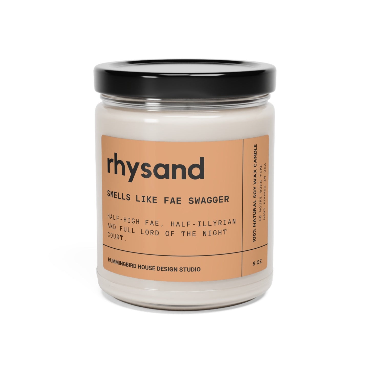 Rhysand inspired candle, Sarah J Maas A Court of Thorns And Roses, bookish candle, ACOTAR fan gift