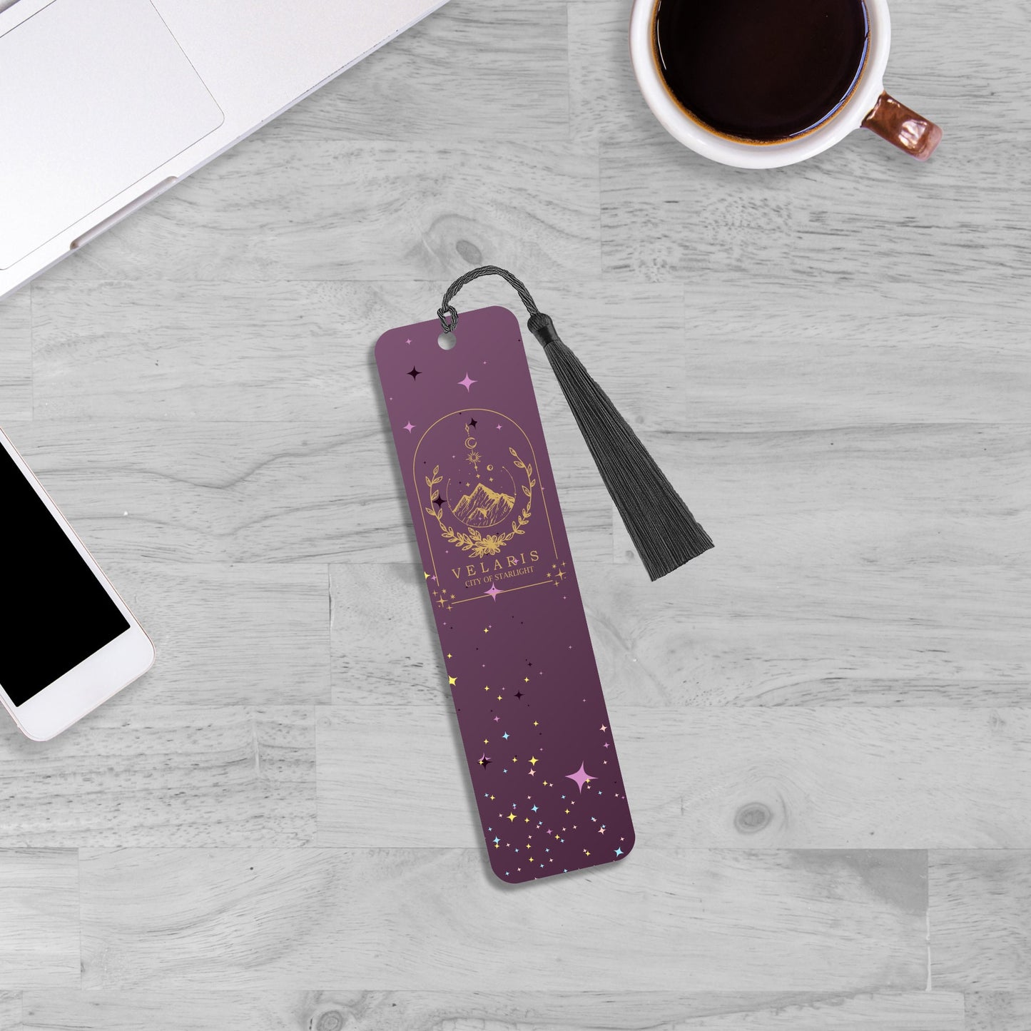 Velaris bookmark, ACOTAR, metal bookmark, reading, book lover gift, bookish, cute bookmarks