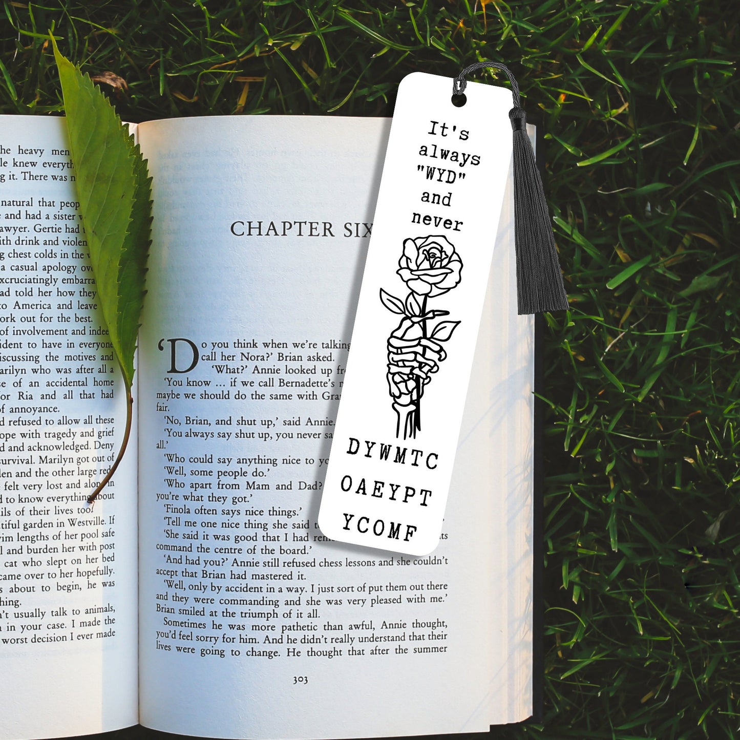 It's Always WYD and Never DYWMTCOAEYPTYCOMF bookmark, smut, metal bookmark, reading, book lover gift, bookish, cute bookmarks