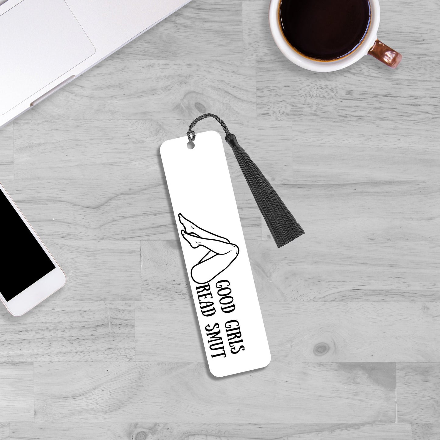 good girls read smut bookmark, dark romance, metal bookmark, reading, book lover gift, bookish, cute bookmarks