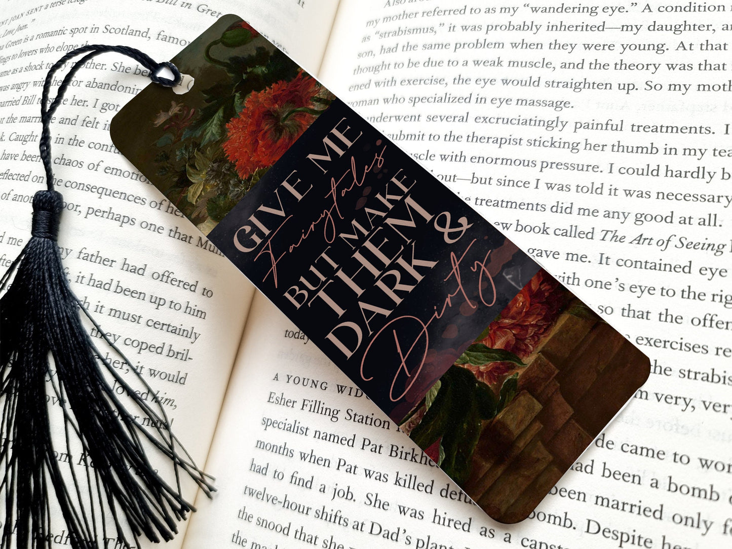fairy tales dark dirty bookmark, smut, metal bookmark, reading, book lover gift, bookish, cute bookmarks