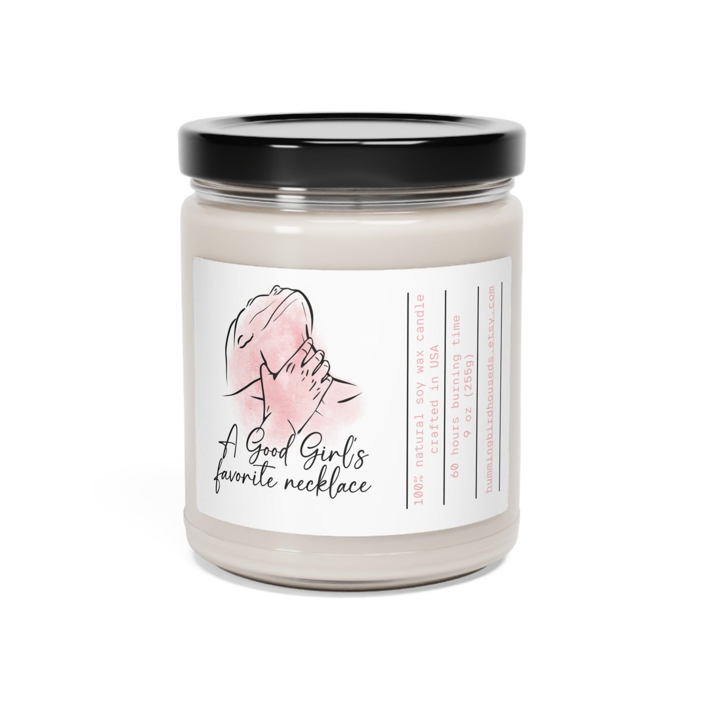 good girl necklace smut bookish inspired candle, funny candle, funny gift, soy candle, Mom Gift, BFF Gift, Gift for Her, dark romance gift