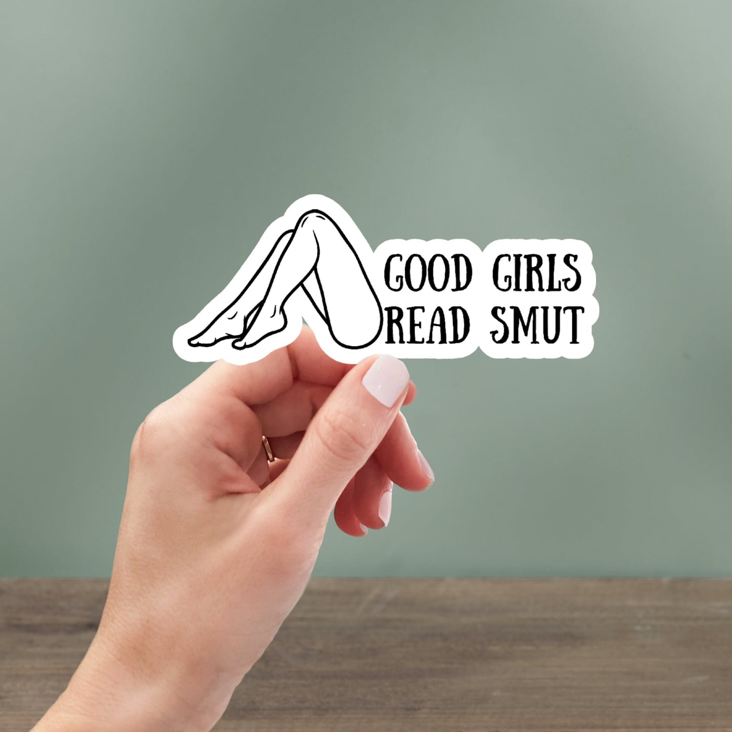 good girls read smut book Inspired, laptop stickers, funny stickers, sarcastic sticker, funny gift, kindle sticker, funny smut
