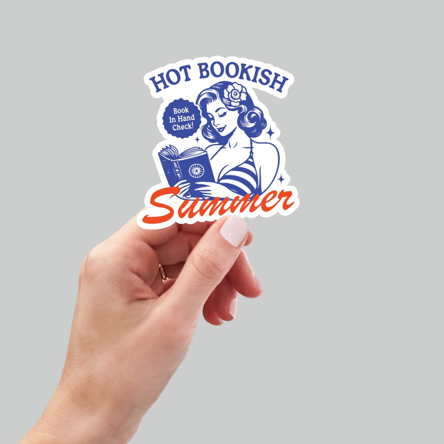 hot bookish summer book Inspired, laptop stickers, funny stickers, sarcastic sticker, funny gift, kindle sticker, funny smut
