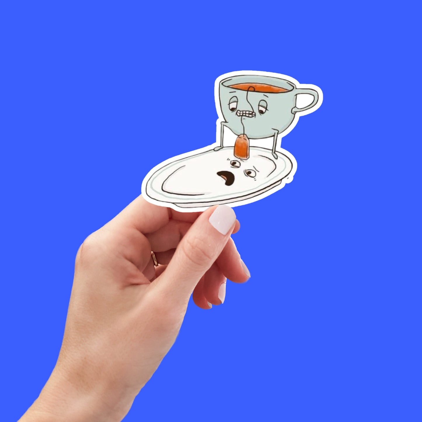 tea bagging, naughty, Sticker for Laptop, water bottle sticker, kindle stickers, sarcastic sticker, funny stickers