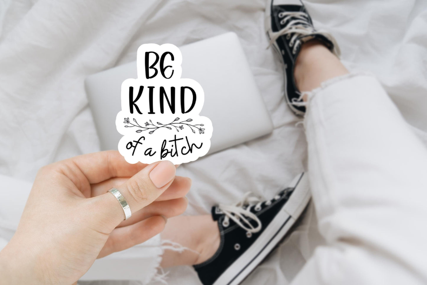 be kind of a b*tch, Funny Stickers, Sarcasm Stickers, Sarcastic Stickers, Funny Laptop Sticker, Funny Decals, Meme Stickers, Car Stickers