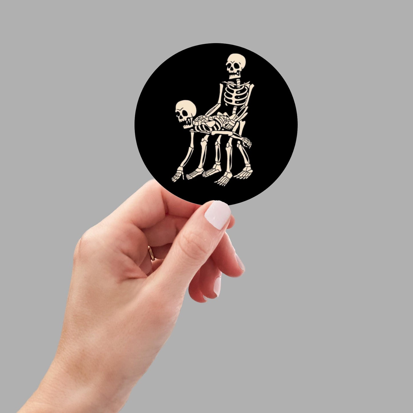 Kinky Skeletons, laptop stickers, funny stickers, sarcastic sticker, kindle sticker, smut, romance, kink
