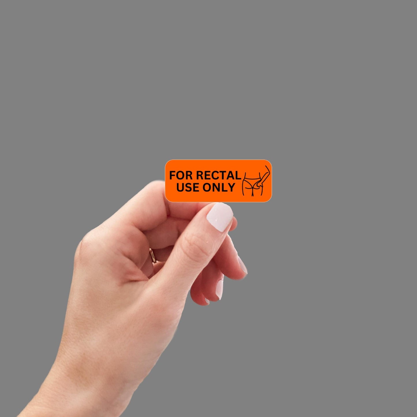 For Rectal Use Only Vinyl Decal for Laptop, Water Bottle, Kindle, Sarcastic Humor Gift, Prank Gift