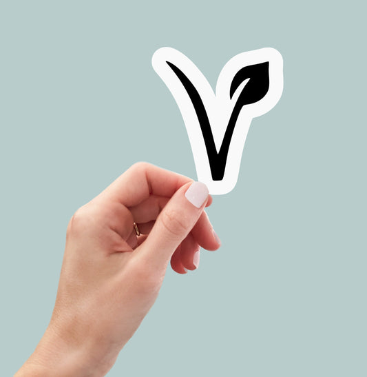 Vegan sticker, laptop stickers, water bottle stickers, vegan gift, planner stickers, decals