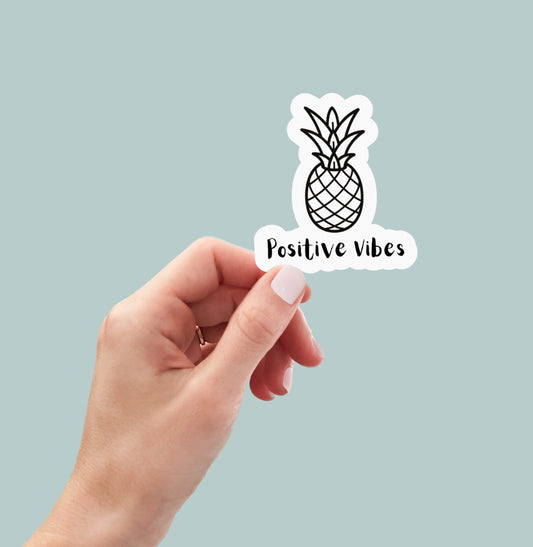 Positive Vibes sticker, IVF sticker, Rainbow, Ivf Gift, Infertile Gift, Pineapple, Transfer Day, IVF Day, Good Vibes Only, IUI sticker