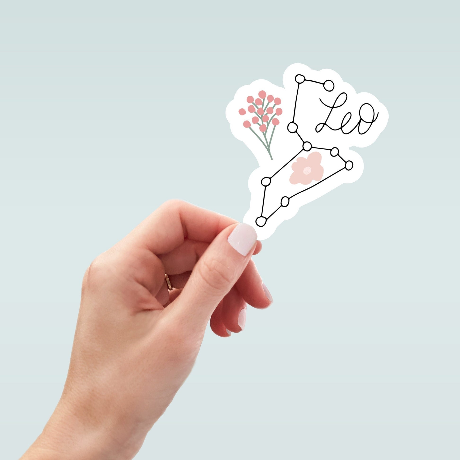 Celestial Leo sticker, Leo zodiac, astrology sticker, zodiac sticker, laptop stickers, funny stickers, water bottle sticker