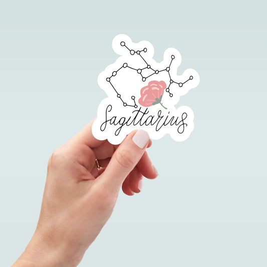 Celestial Sagittarius sticker, Sagittarius zodiac, astrology sticker, zodiac sticker, laptop stickers, funny stickers, water bottle sticker