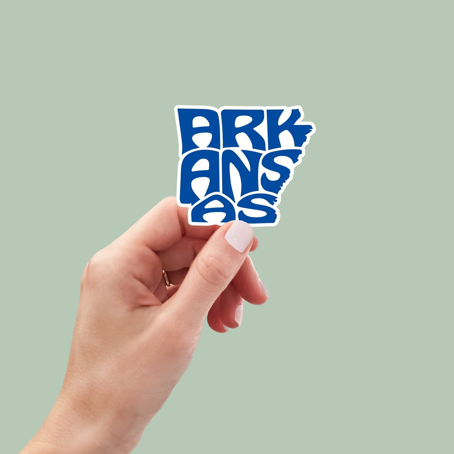 Arkansas State Sticker, Arkansas Decal, State Laptop Stickers, Waterproof Stickers, Aesthetic State Stickers, Computer Stickers