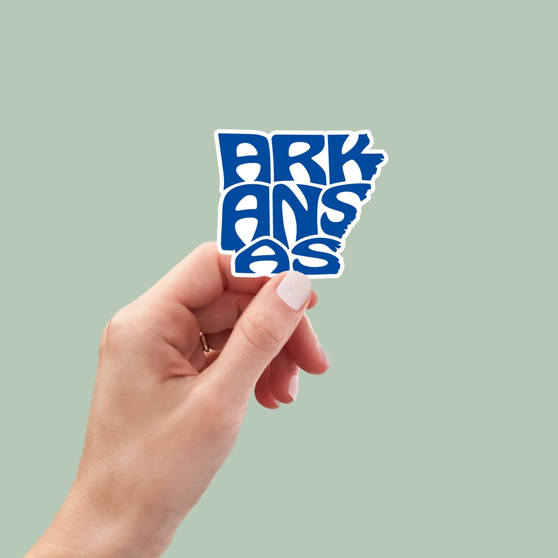 Arkansas State Sticker, Arkansas Decal, State Laptop Stickers, Waterproof Stickers, Aesthetic State Stickers, Computer Stickers