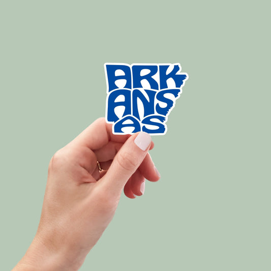 Arkansas State Sticker, Arkansas Decal, State Laptop Stickers, Waterproof Stickers, Aesthetic State Stickers, Computer Stickers