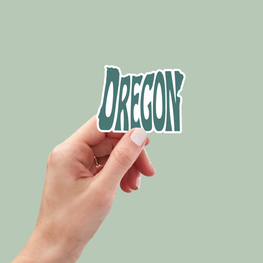 Oregon State Sticker, Oregon Decal, State Laptop Stickers, Waterproof Stickers, Aesthetic State Stickers, Computer Stickers