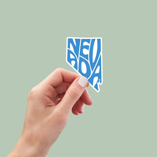 Nevada State Sticker, Nevada Decal, State Laptop Stickers, Waterproof Stickers, Aesthetic State Stickers, Computer Stickers