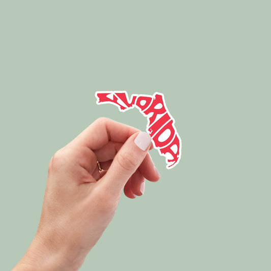 Florida State Sticker, Florida Decal, State Laptop Stickers, Waterproof Stickers, Aesthetic State Stickers, Computer Stickers
