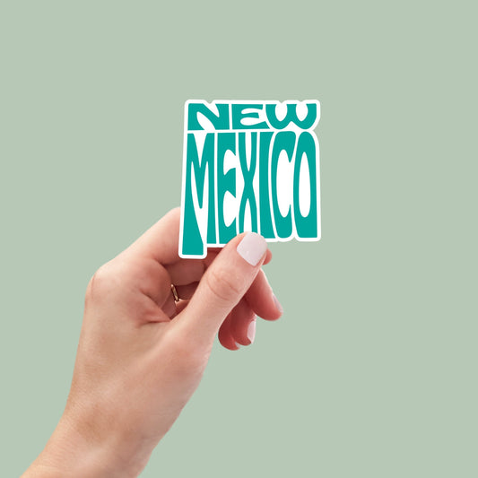 New Mexico State Sticker, New Mexico Decal, State Laptop Stickers, Waterproof Stickers, Aesthetic State Stickers, Computer Stickers