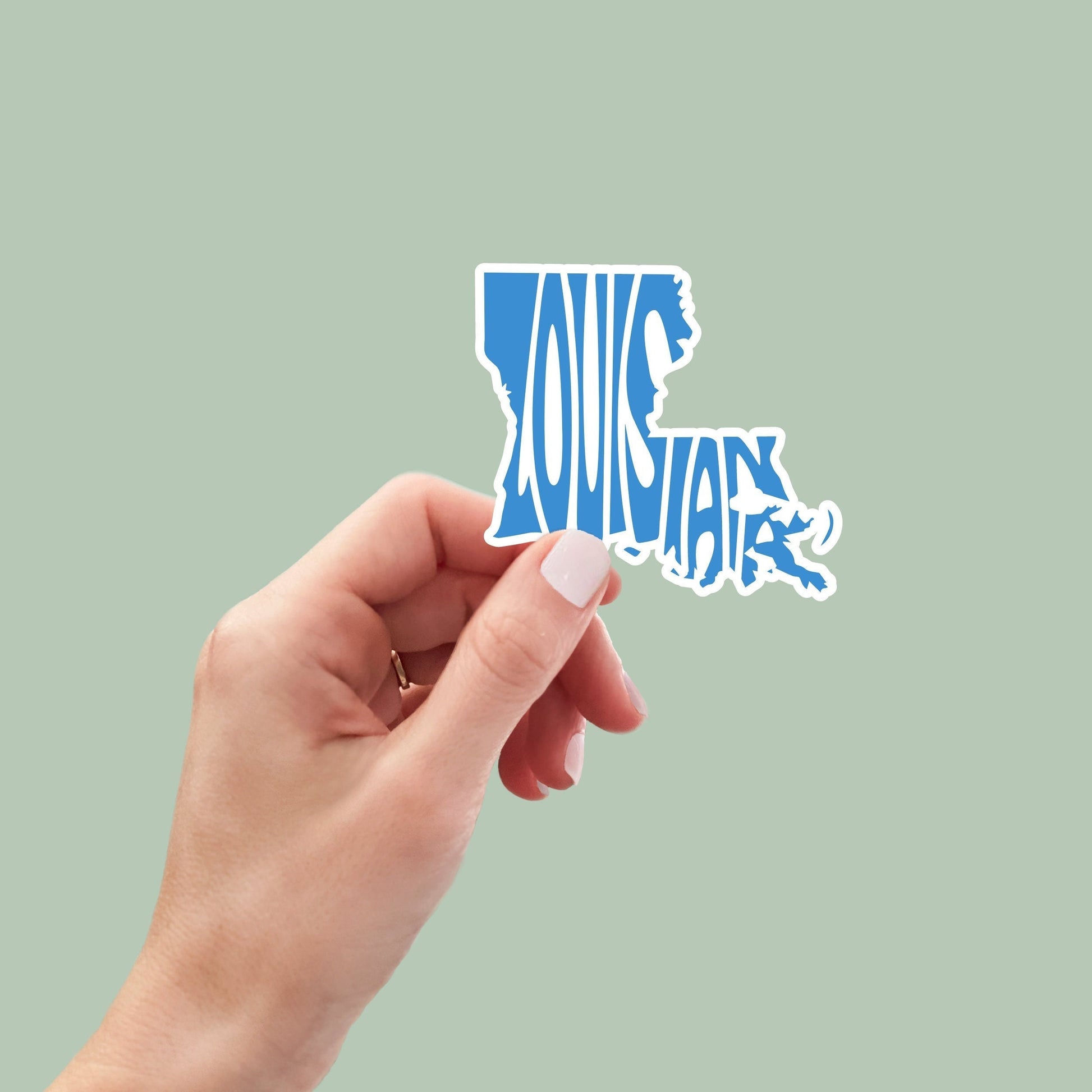 Louisiana State Sticker, Louisiana Decal, State Laptop Stickers, Waterproof Stickers, Aesthetic State Stickers, Computer Stickers