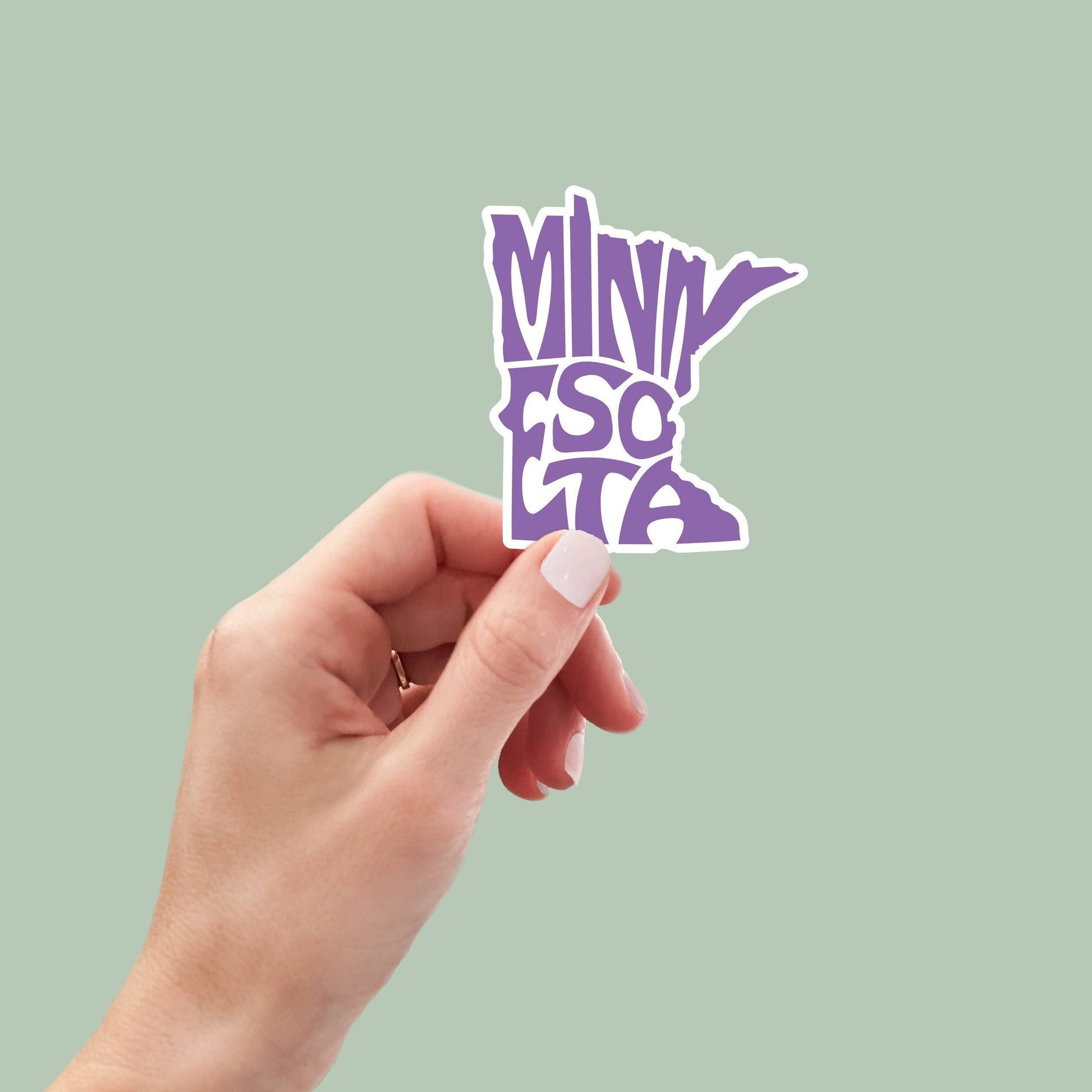 Minnesota State Sticker, Minnesota Decal, State Laptop Stickers, Waterproof Stickers, Aesthetic State Stickers, Computer Stickers
