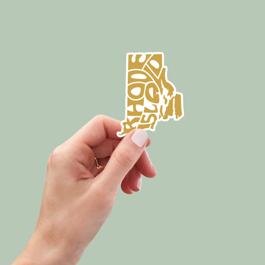 Rhode Island State Sticker, Rhode Island Decal, State Laptop Stickers, Waterproof Stickers, Aesthetic State Stickers, Computer Stickers