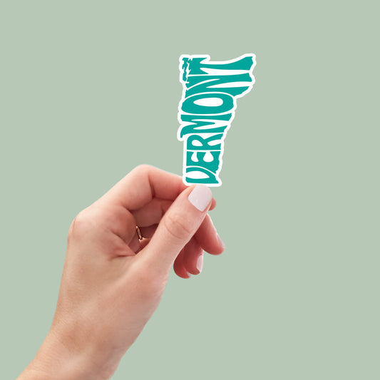 Vermont State Sticker, Vermont Decal, State Laptop Stickers, Waterproof Stickers, Aesthetic State Stickers, Computer Stickers