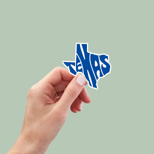 Texas State Sticker, Texas Decal, State Laptop Stickers, Waterproof Stickers, Aesthetic State Stickers, Computer Stickers