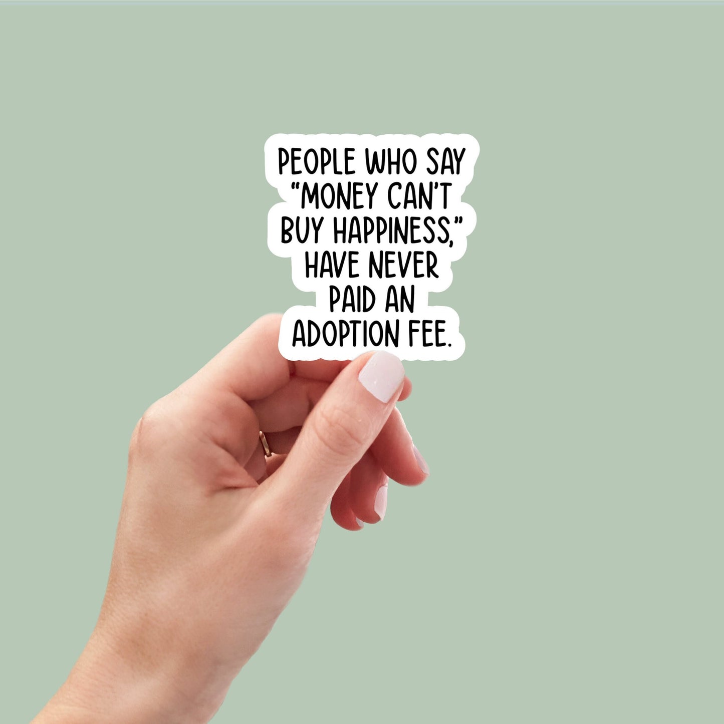 Adopt a Pet sticker, adopt don't shop, laptop stickers, water bottle stickers, dog stickers, cat stickers, love stickers, cat mom, dog mom