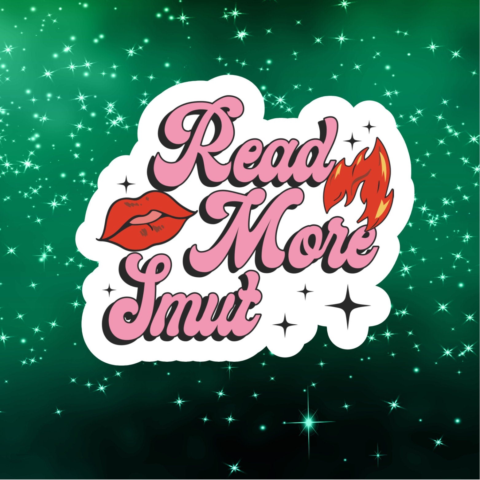 read more smut, book inspired waterproof vinyl sticker, funny stickers, sarcastic stickers, funny gift, reading stickers