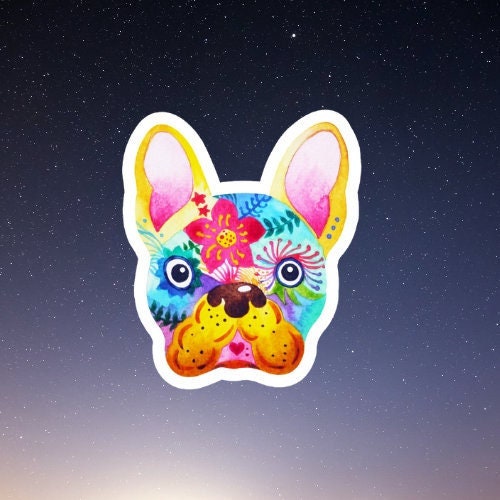 French Bulldog Sticker, Frenchie Mom Sticker, Cute Frenchie Sticker, Sticker, Bulldog gift, waterproof vinyl sticker
