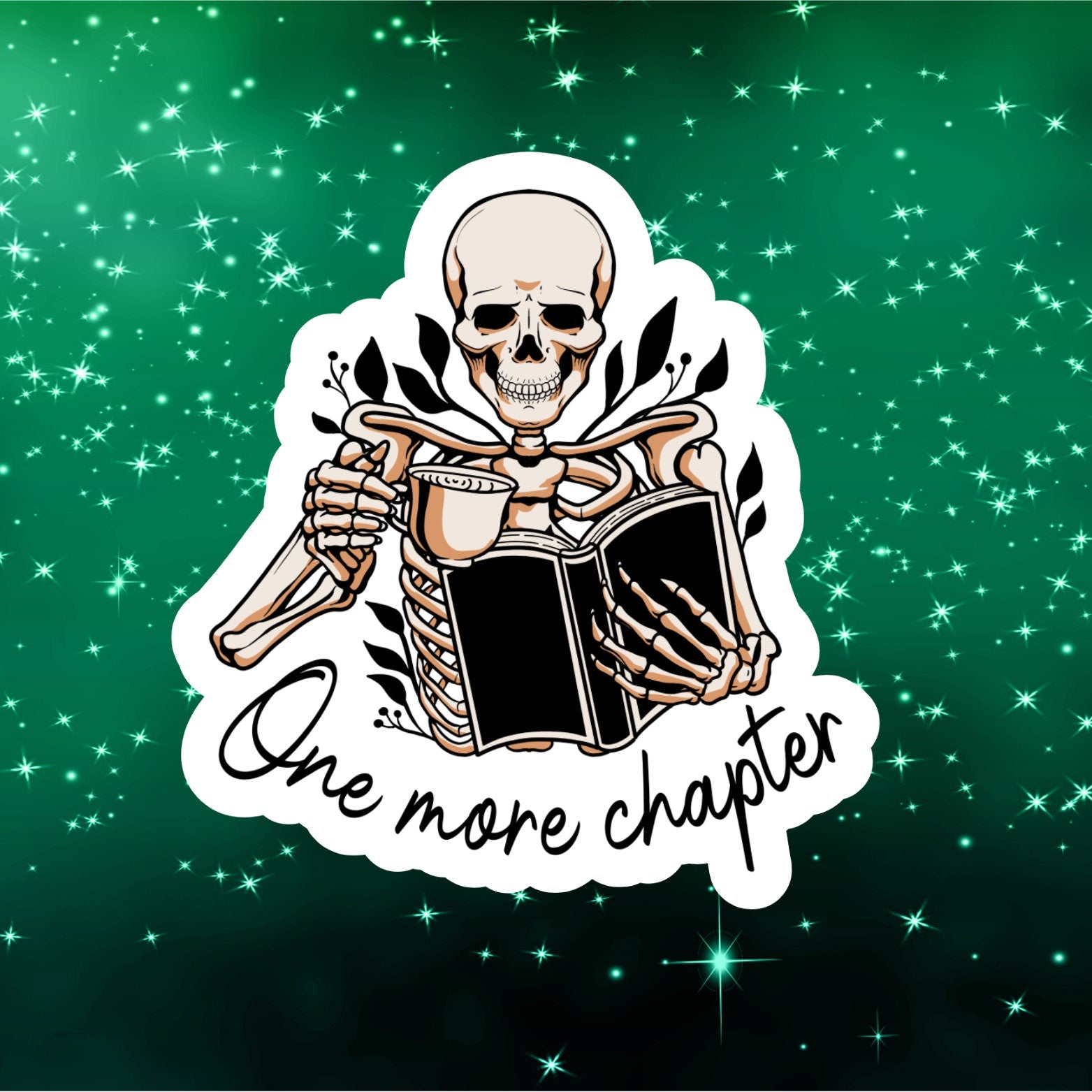 One More Chapter Water Resistant Vinyl Sticker