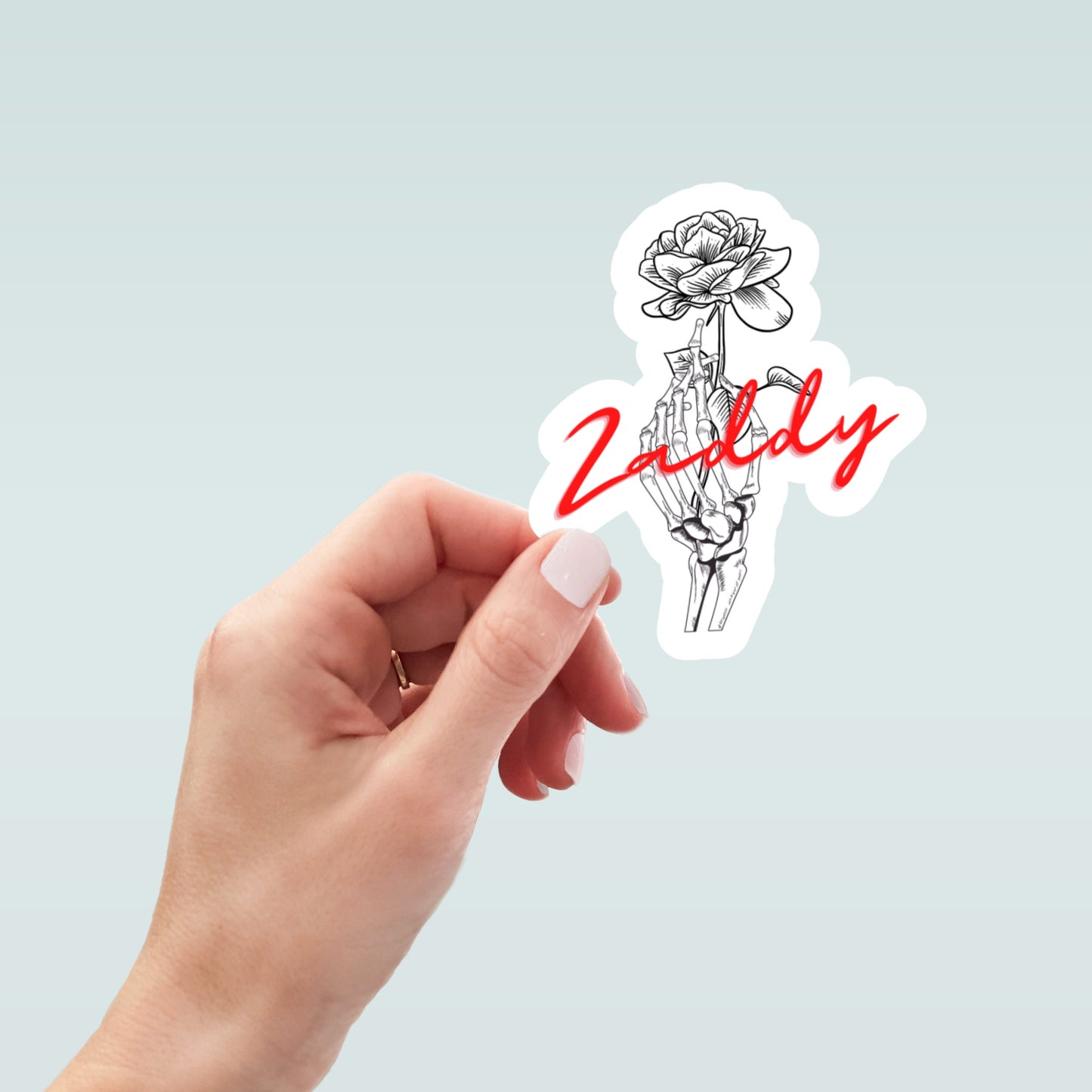 zaddy inspired waterproof vinyl sticker, book laptop decals, water bottle stickers, bookish stickers, book stickers, kindle sticker