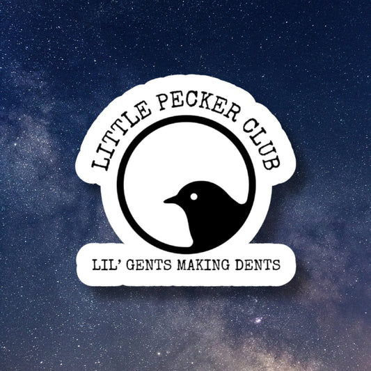 little pecker club, Funny Stickers, Sarcasm Stickers, Sarcastic Stickers, Funny Laptop Sticker, Funny Decals, Stanley cup, water bottle