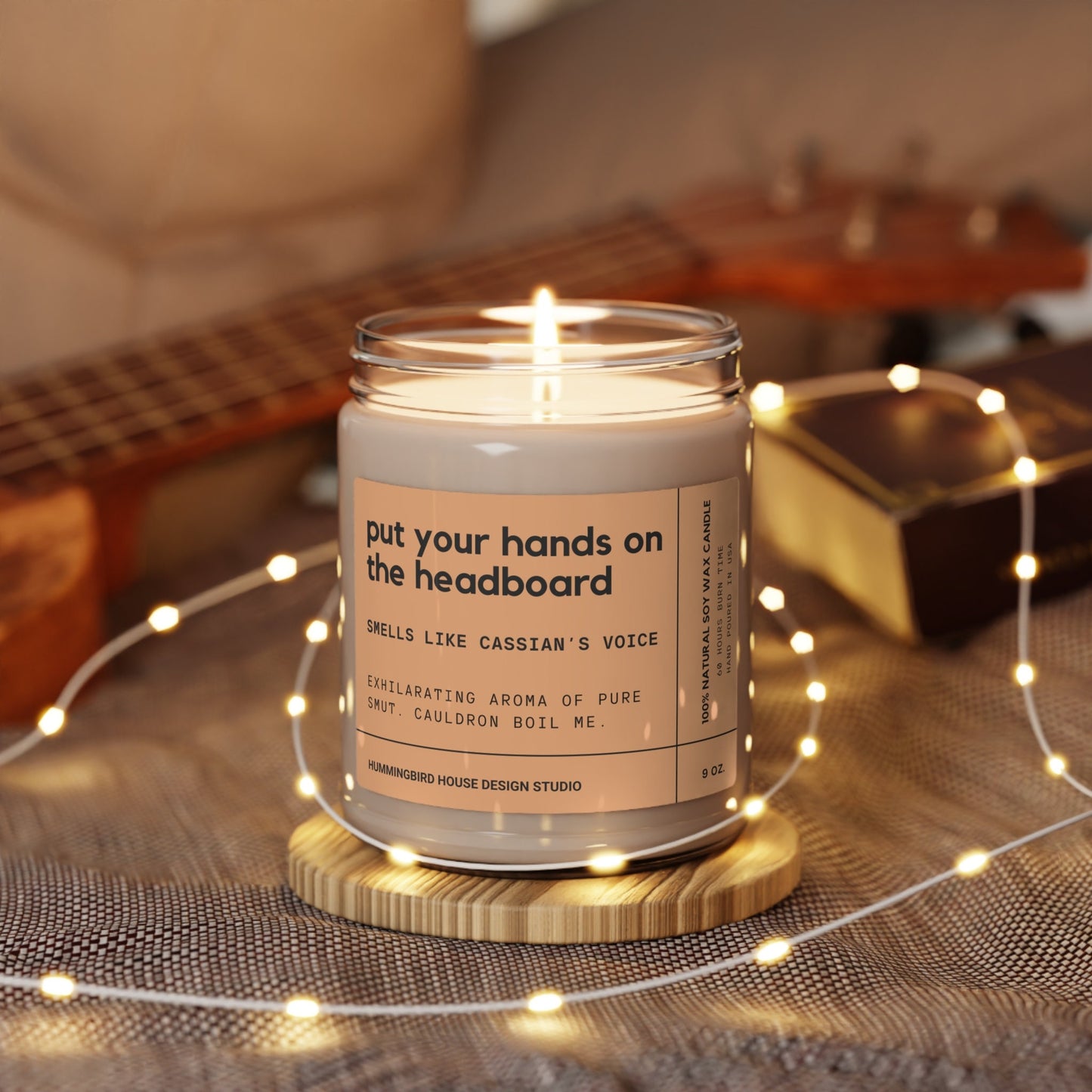 Cassian inspired candle, Sarah J Maas A Court of Thorns And Roses, bookish candle, ACOTAR fan gift